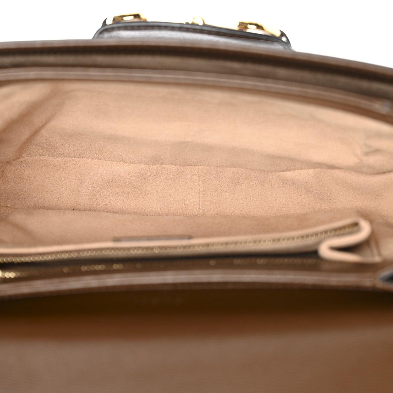 Gucci Azalea Calfskin Horsebit 1955 Shoulder Bag Brown Sugar 5 of 10