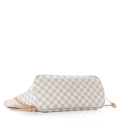 Louis Vuitton Damier Azur Neo Neverfull MM Rose Ballerine 4 of 9