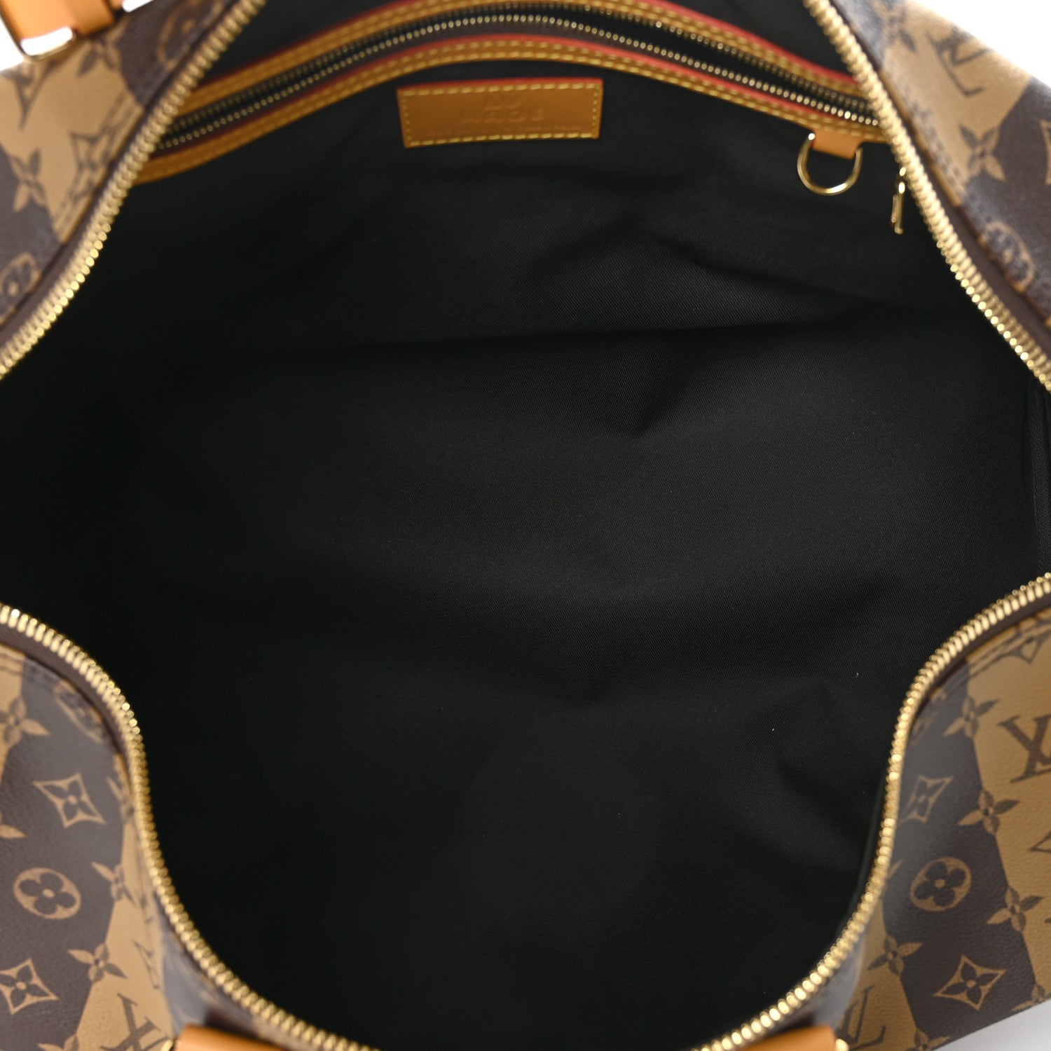 Louis Vuitton X NIGO Reverse Monogram Stripe Keepall Bandouliere 50 Brown 5 of 10