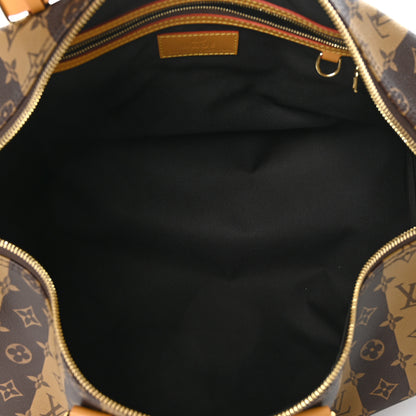 Louis Vuitton X NIGO Reverse Monogram Stripe Keepall Bandouliere 50 Brown 5 of 10