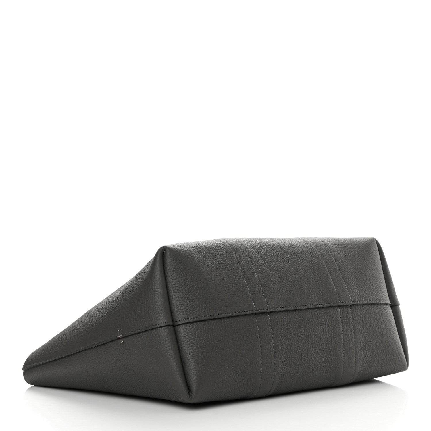 Moynat Taurillon Gex Calfskin Duo Reversible Tote Greige Zinc 4 of 19