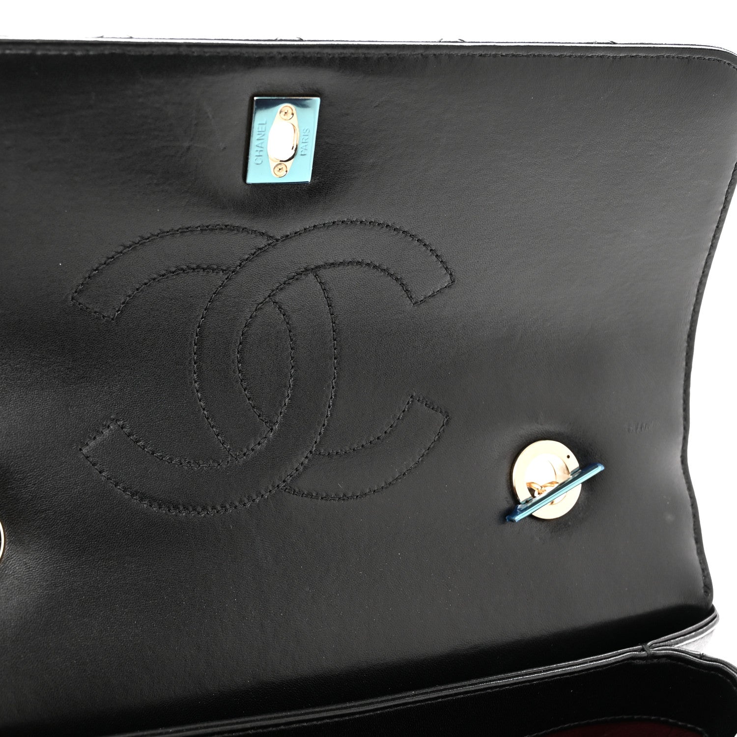 Chanel Lambskin Quilted Medium Trendy CC Flap Dual Handle Bag Black 9 of 11