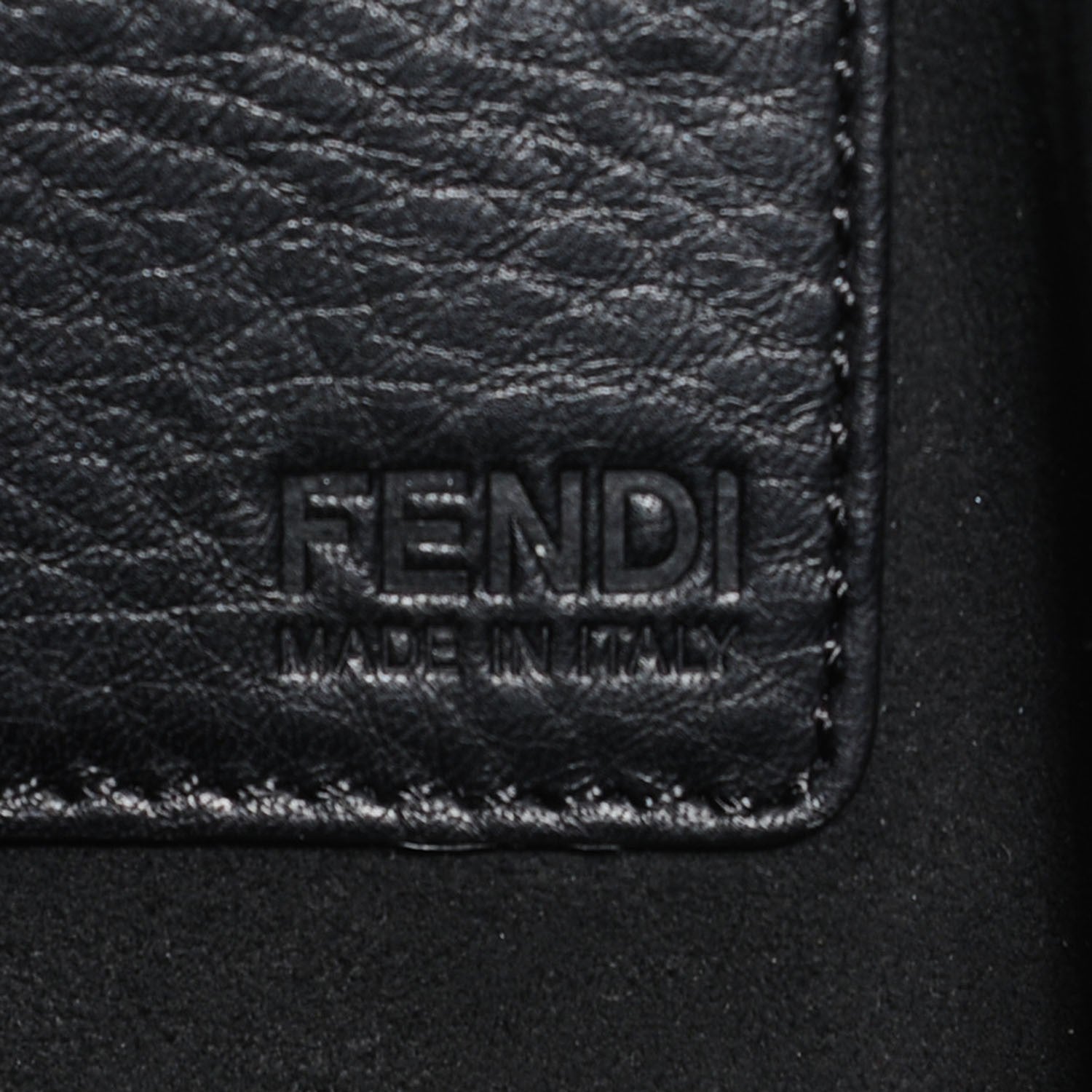 Fendi Vitello Elite Bi Color 3Jours Tote Argento Black 5 of 8