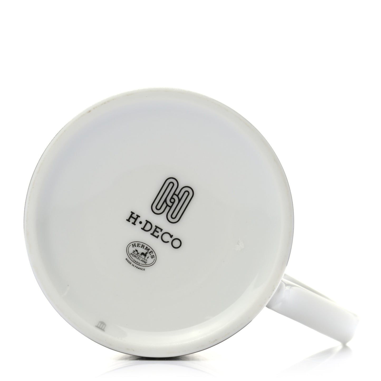 Porcelain H Deco Mug
