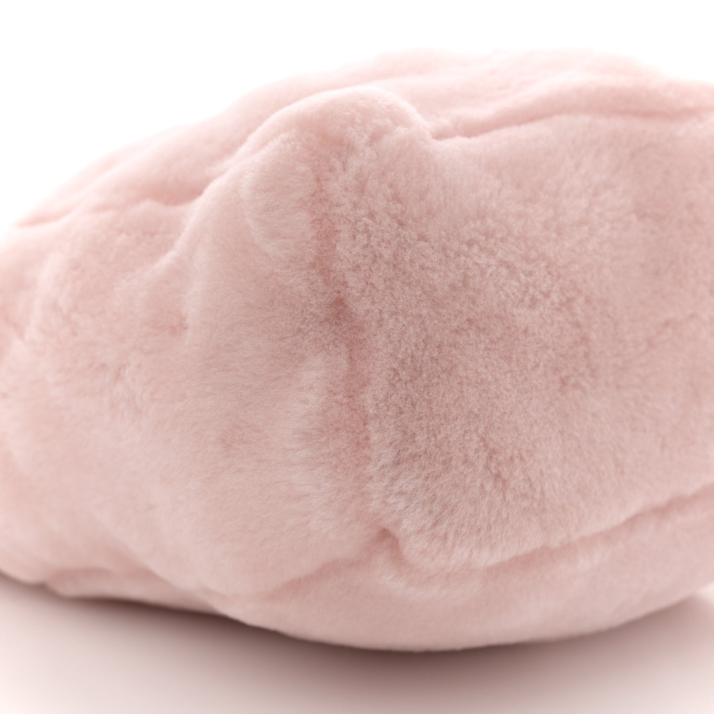 Shearling Logo Tote Bag Orchidea