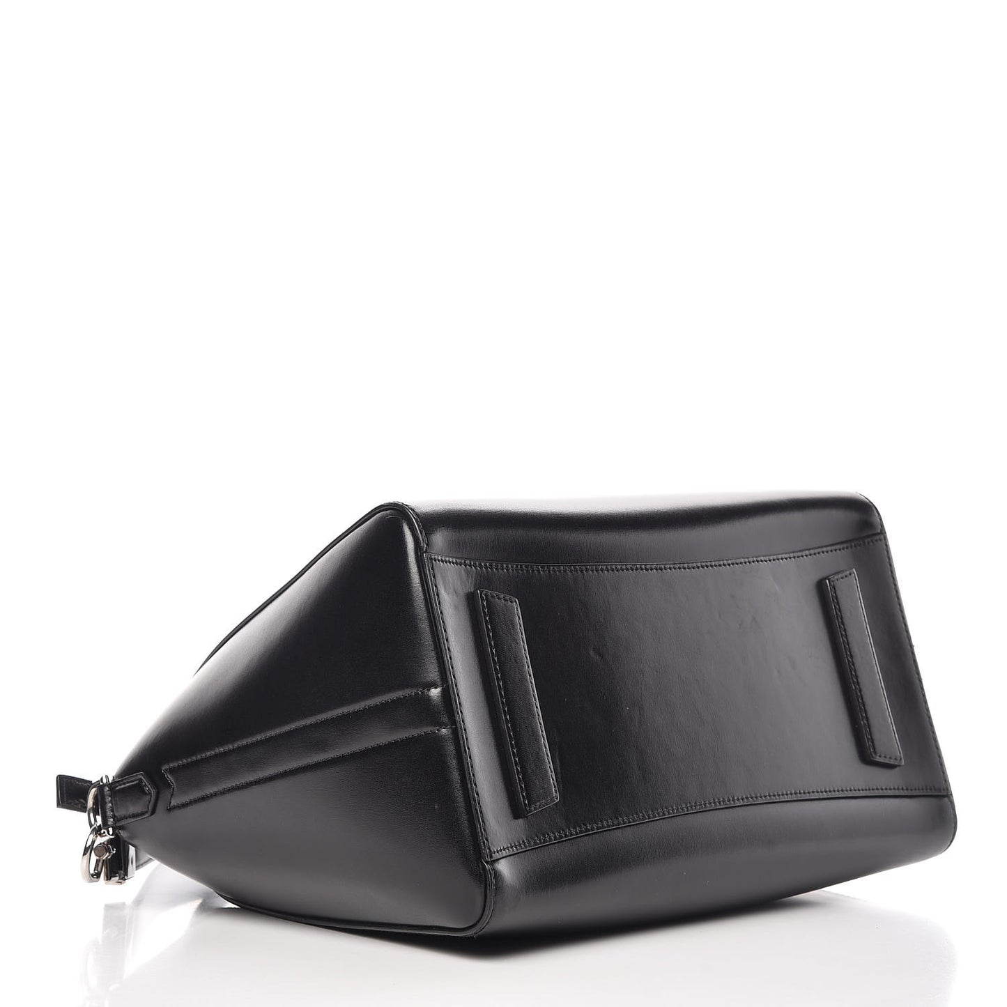 Shiny Lord Calfskin Medium Antigona Black