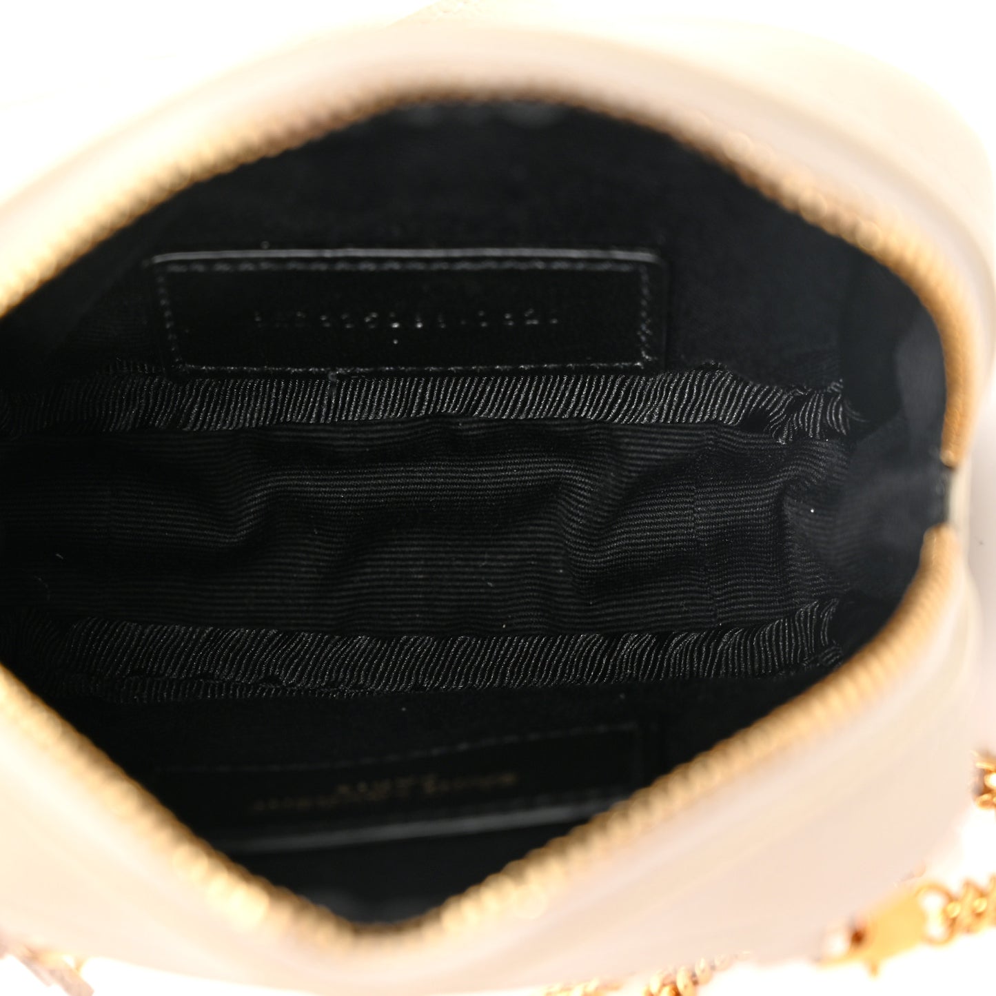 Grain De Poudre Matelasse Monogram Baby Lou Camera Bag Crema Soft