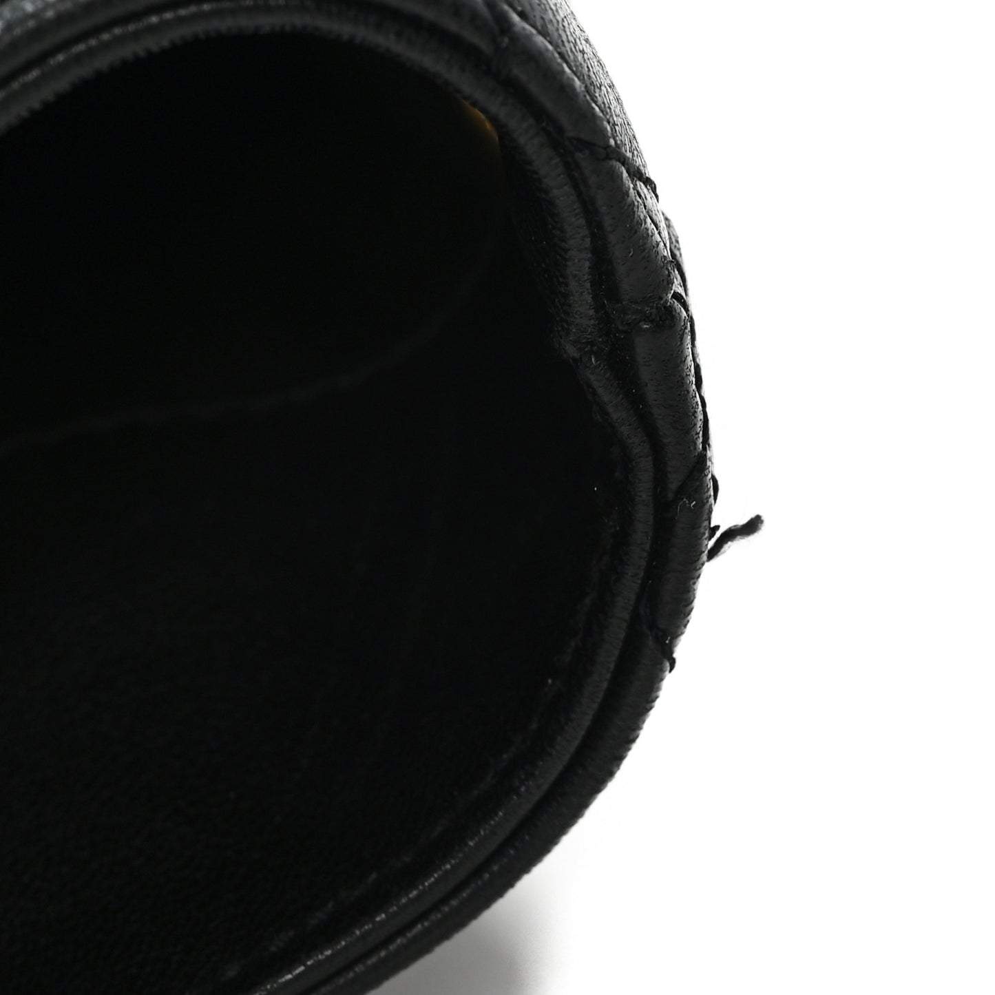 Lambskin Quilted Maxi Icare Shopping Tote Black