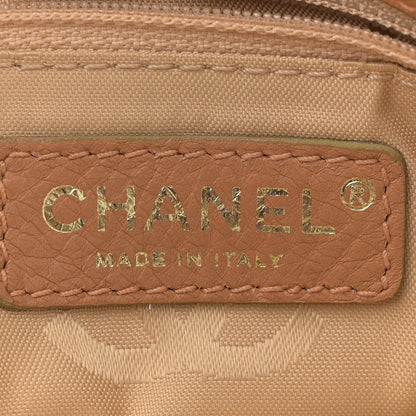 Chanel Calfskin Whipstitch CC Tote Beige 6 of 14