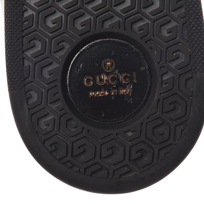 Gucci Calfskin Womens Interlocking G Sneakers 39 Black 6 of 11