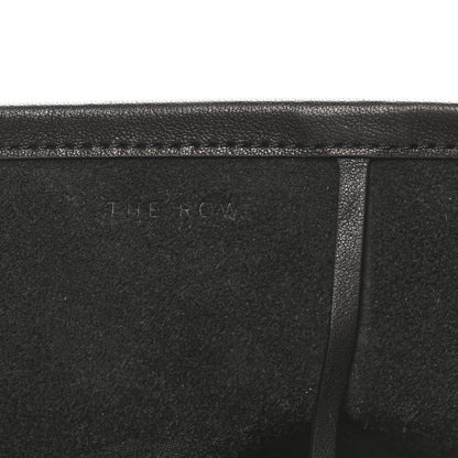 The Row Polished Saddle Calfskin Medium N/S Park Tote Black 5 of 8
