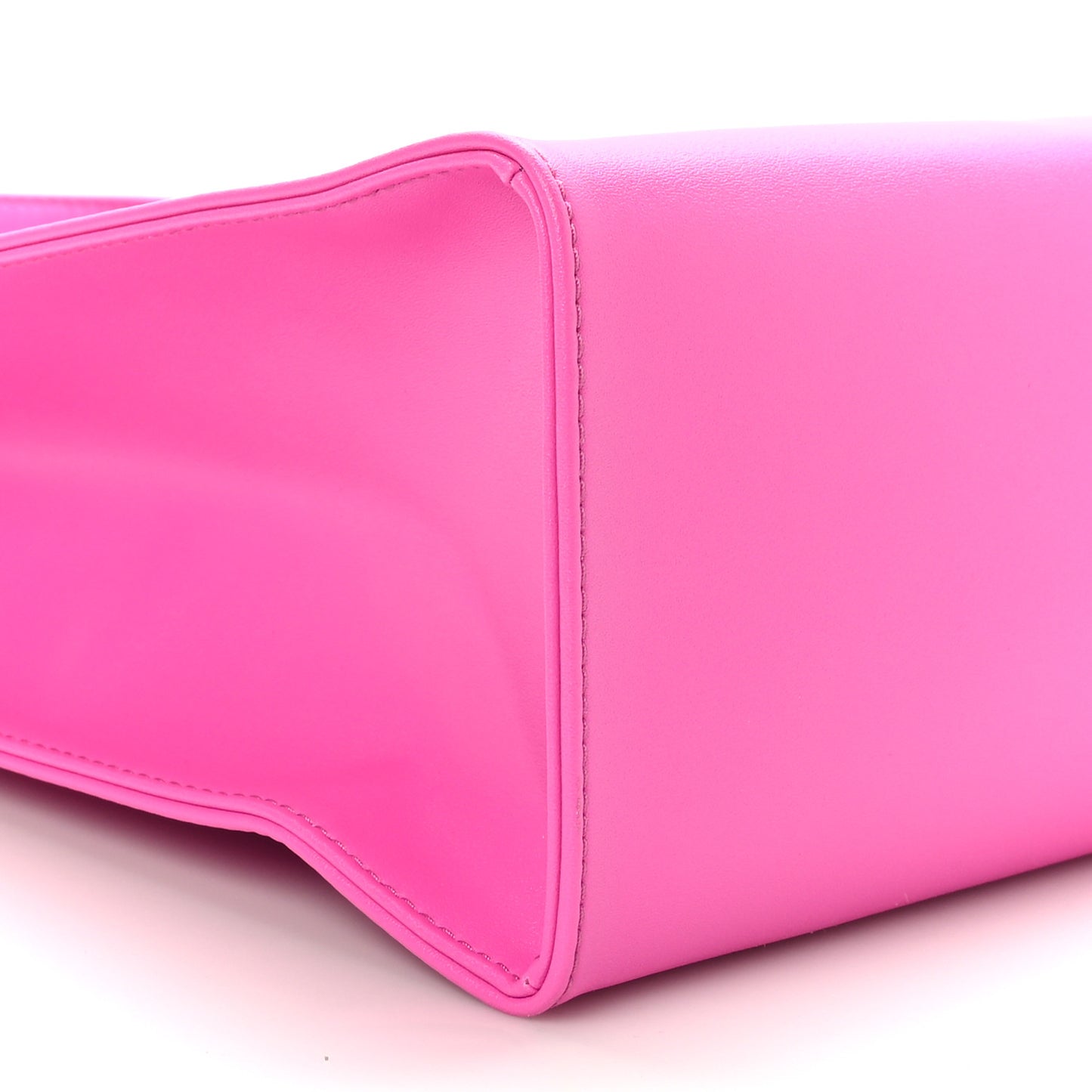 Vegan Leather Medium Shopping Bag Azalea