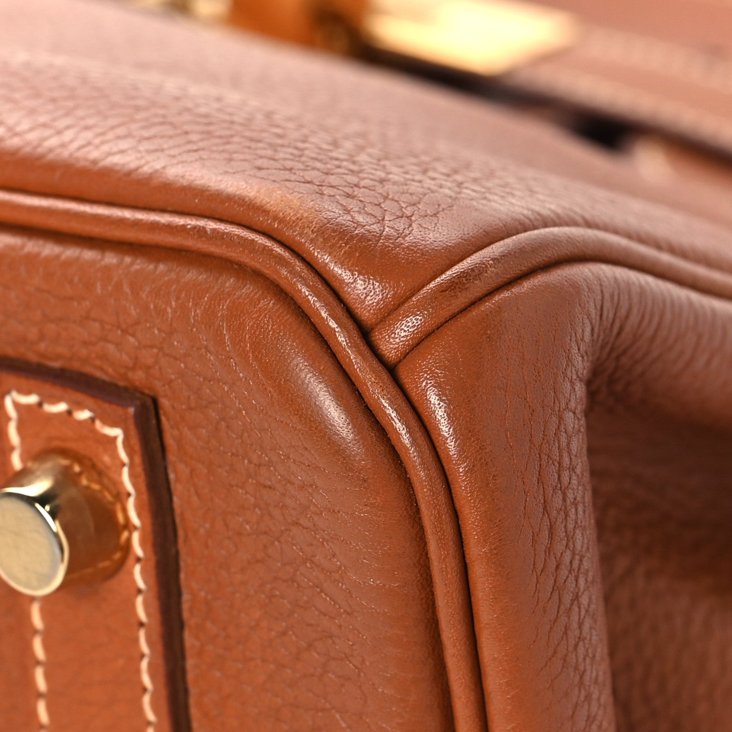 Hermes Natural Barenia Faubourg Birkin 30 Fauve 10 of 15