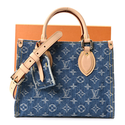 Louis Vuitton Monogram Denim Onthego PM Blue 10 of 10