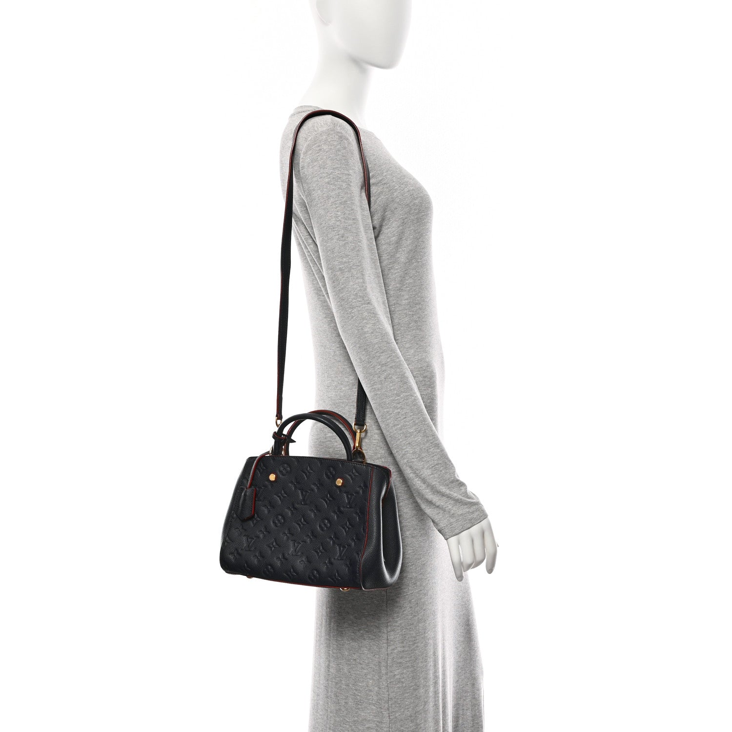Louis Vuitton Empreinte Montaigne BB Marine Rouge 2 of 10
