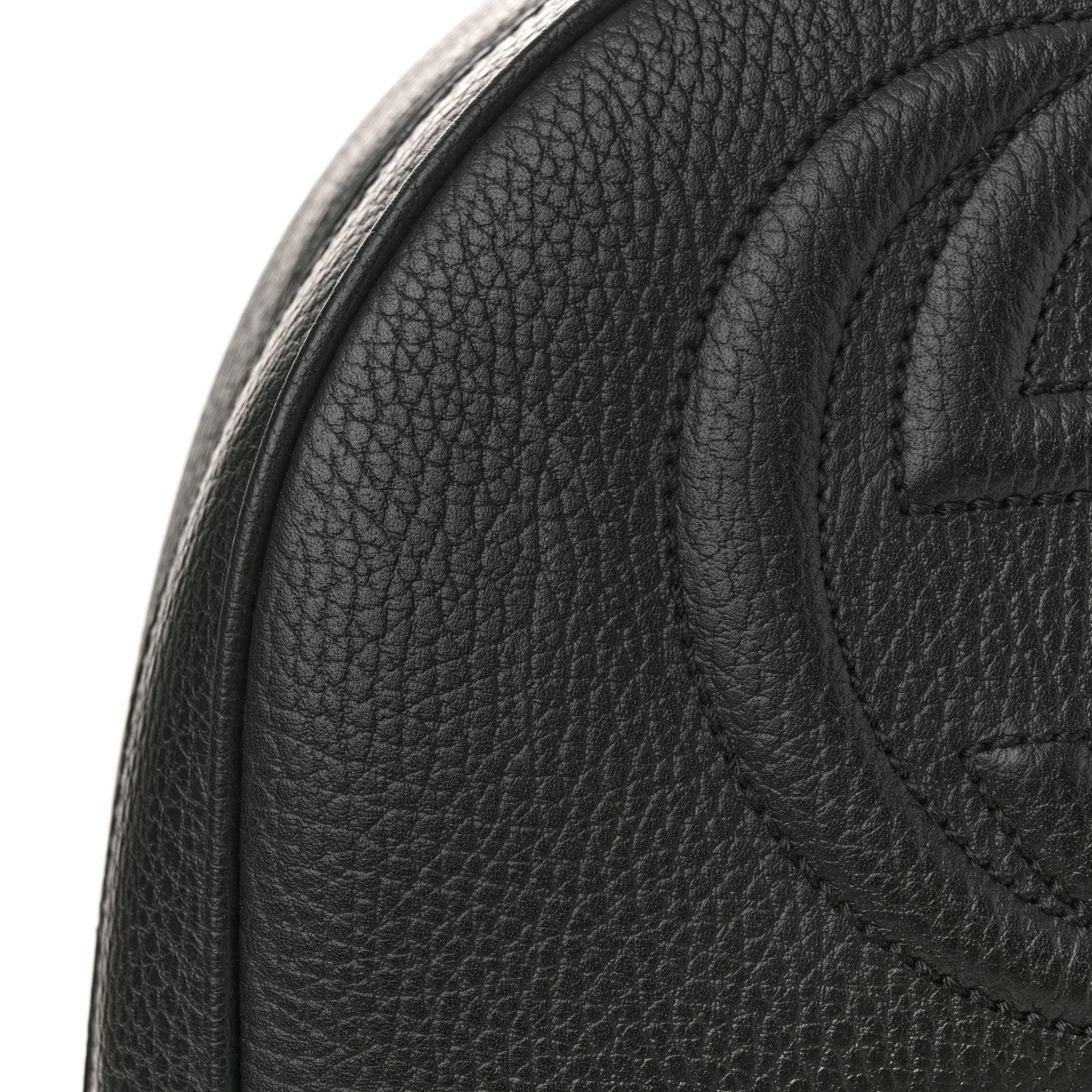 Gucci Pebbled Calfskin Soho Chain Backpack Black 11 of 11