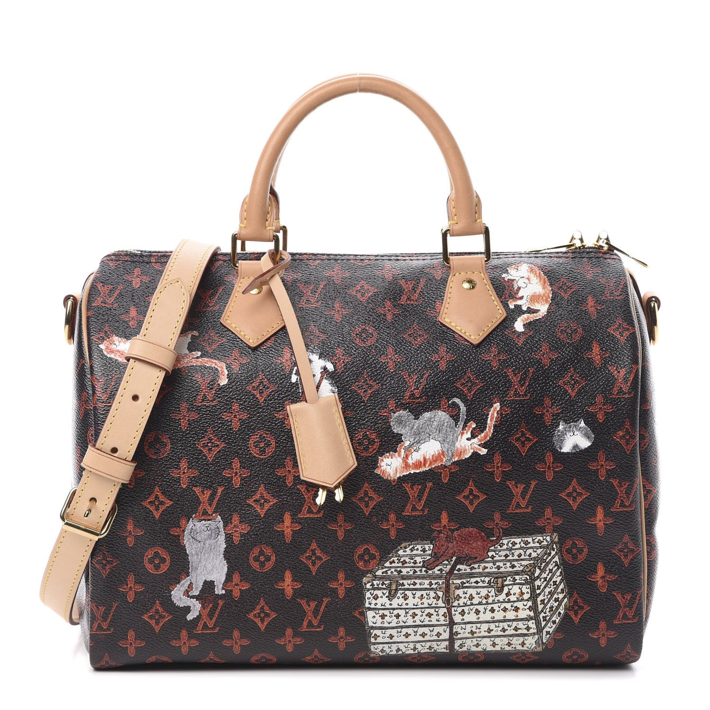 Catogram Speedy Bandouliere 30 Marron