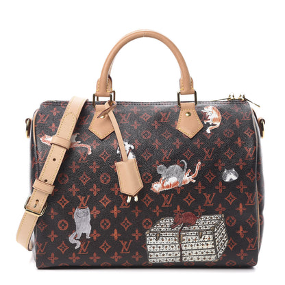 Louis Vuitton Catogram Speedy Bandouliere 30 Marron 1 of 12