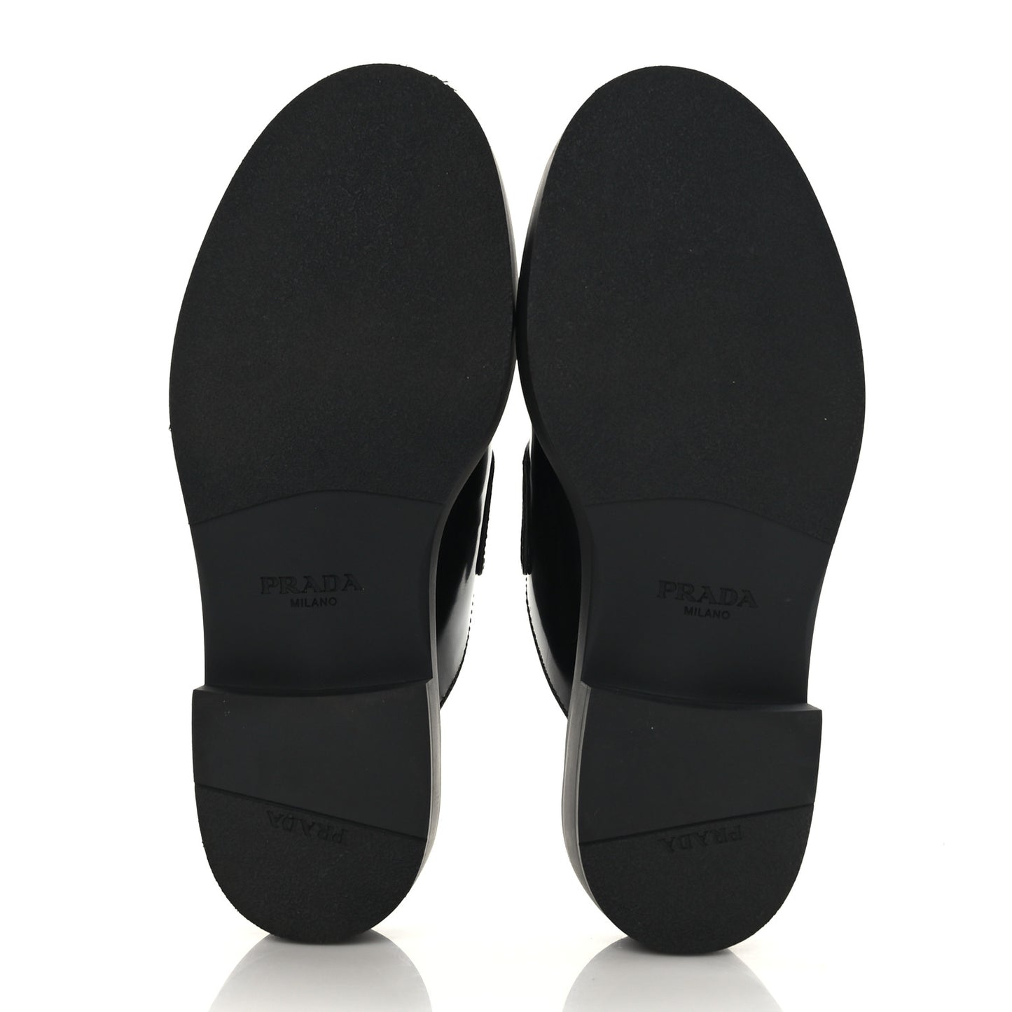 Spazzolato Metal Triangle Logo 40mm Loafer Mules 36 Black