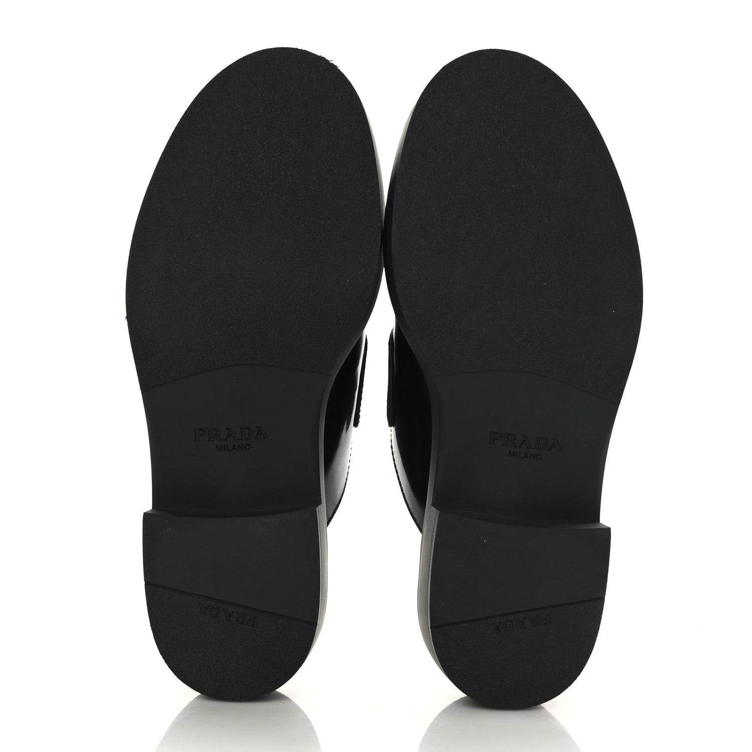 Prada Spazzolato Metal Triangle Logo 40mm Loafer Mules 36 Black 5 of 8