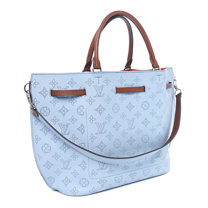 Louis Vuitton Mahina Girolata Blue Horizon Pumpkin 4 of 10