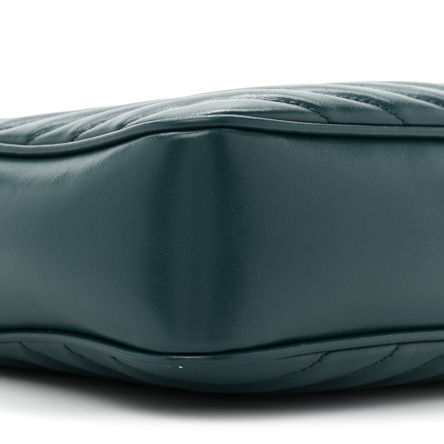 Saint Laurent Calfskin Matelasse Monogram Lou Camera Bag Turquoise 9 of 10