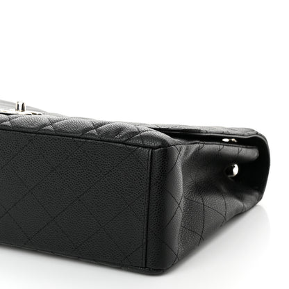 Chanel Caviar Quilted Maxi Single Flap Black 10 of 11
