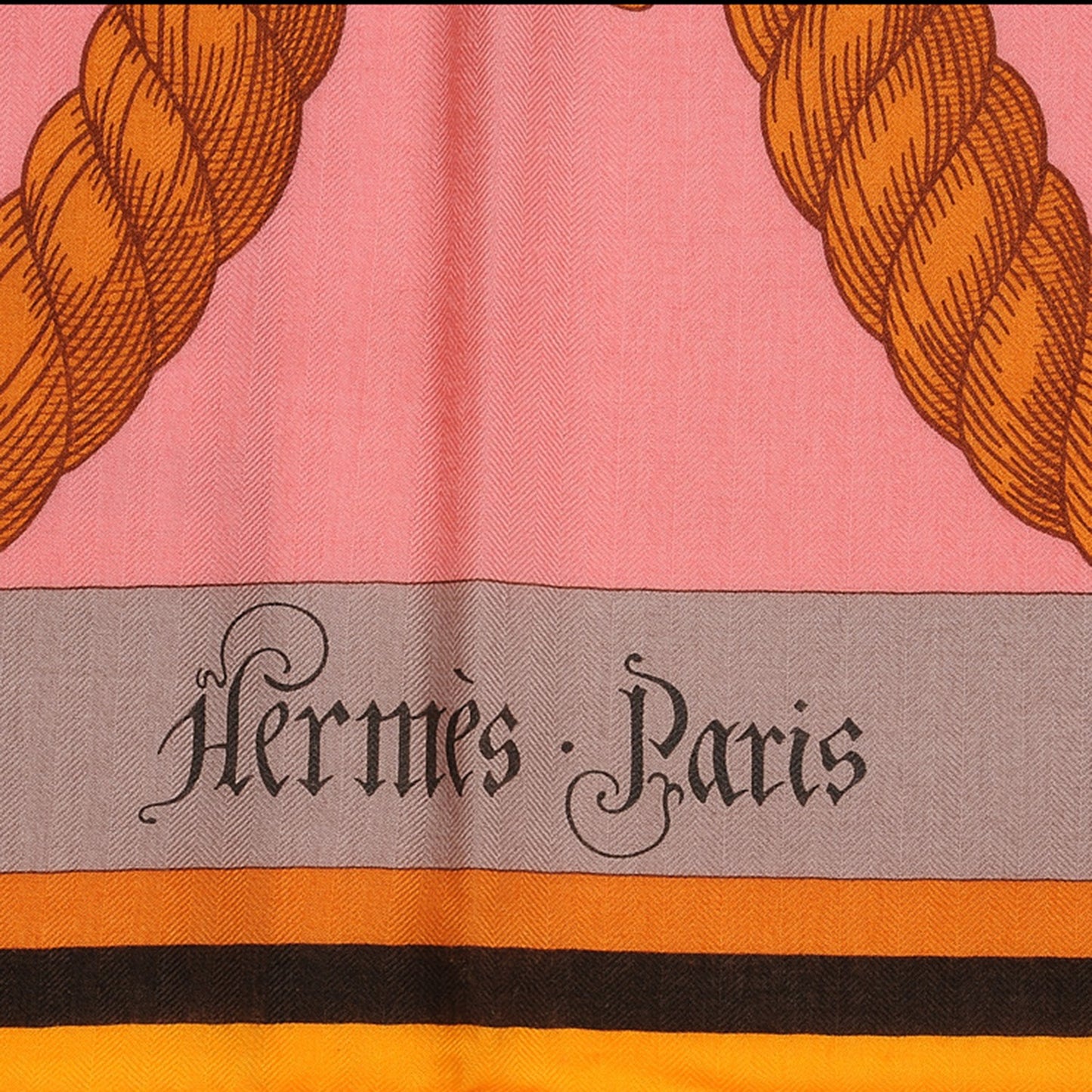 Cashmere Silk Della Cavalleria Shawl 140 Soleil Rose Brun