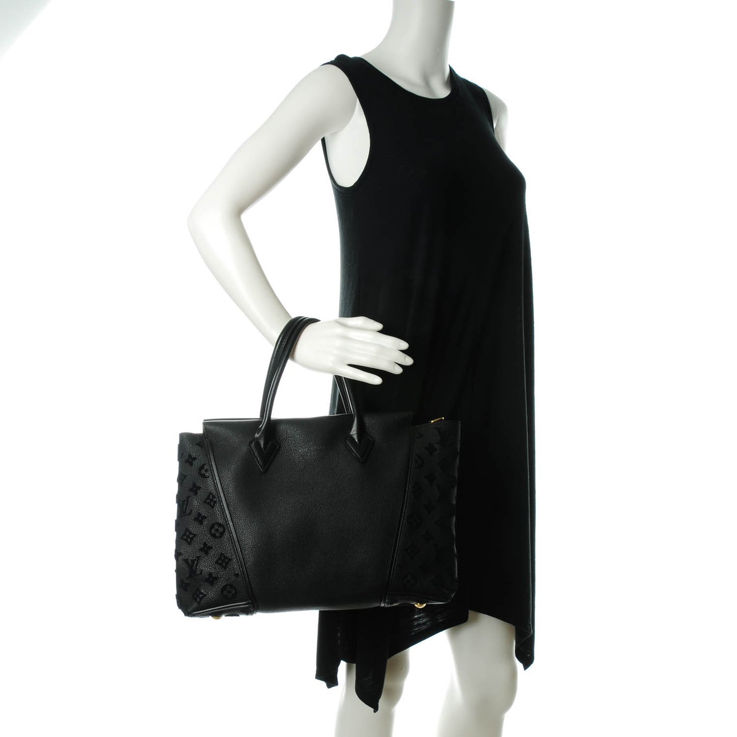 Veau Cachemire Tote W PM Black