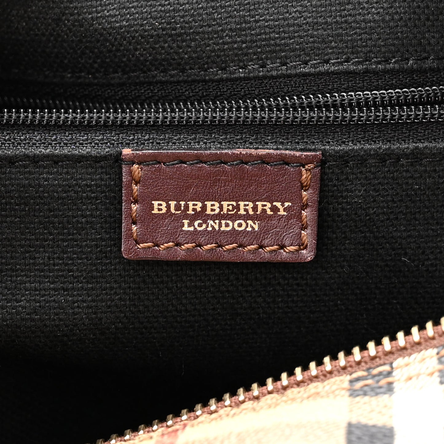 Haymarket Check Barrel Bag Brown