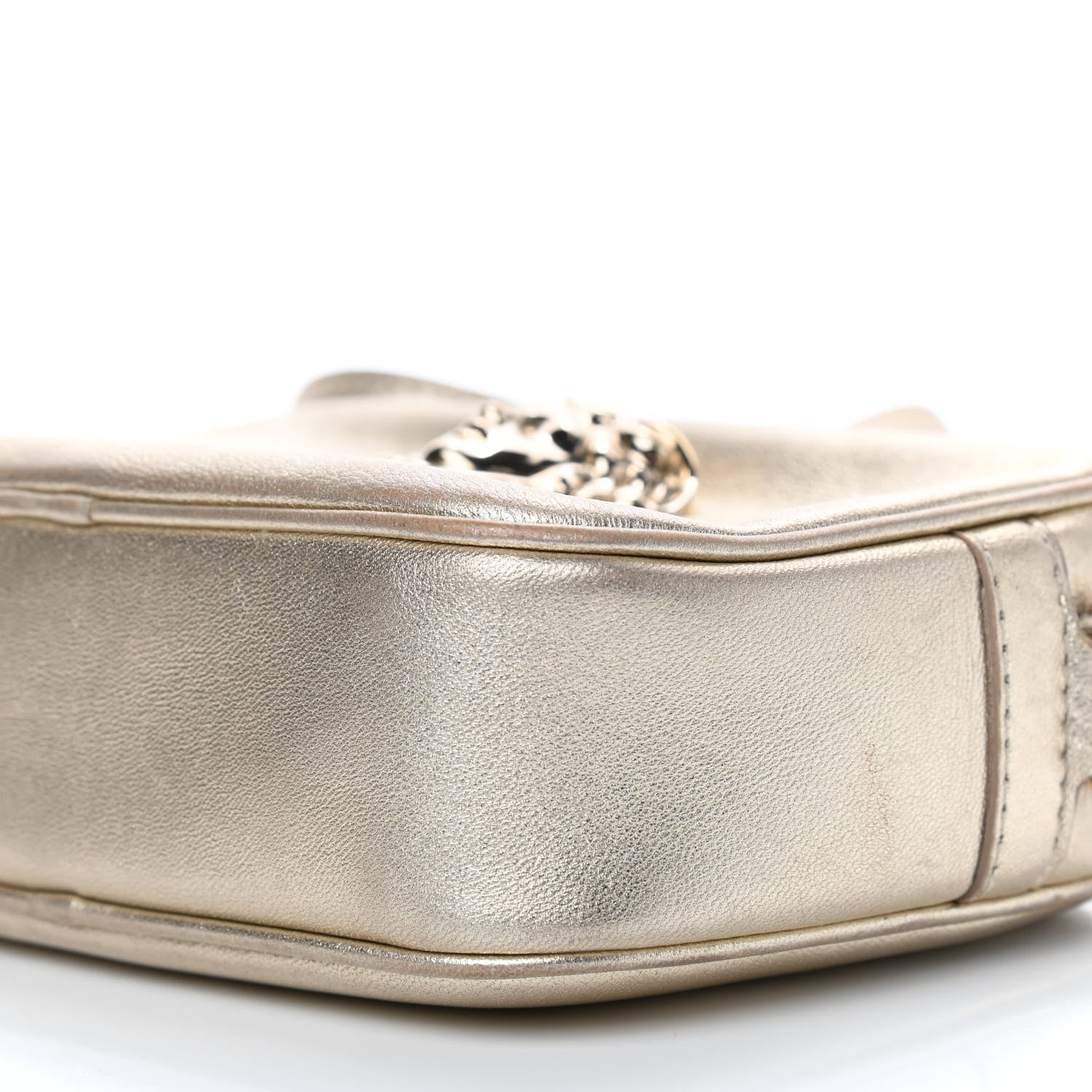 Versace Grained Calfskin Palazzo Medusa Camera Bag Gold 8 of 8