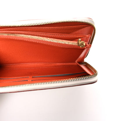 Louis Vuitton Monogram Multicolor Zippy Wallet White Orange 5 of 7