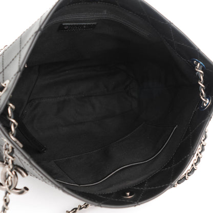 Chanel Calfskin CC Pocket Hobo Black 6 of 8