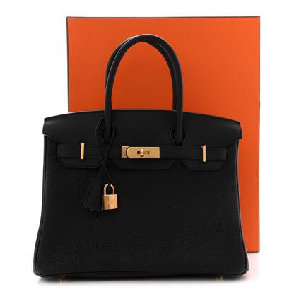 Hermes Togo Swift Canvas 3 in 1 Birkin 30 Black 13 of 13