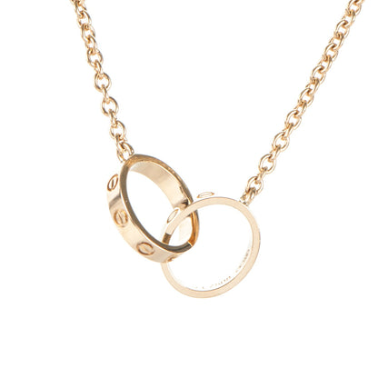 Cartier 18K Yellow Gold Interlocking LOVE Necklace 3 of 6