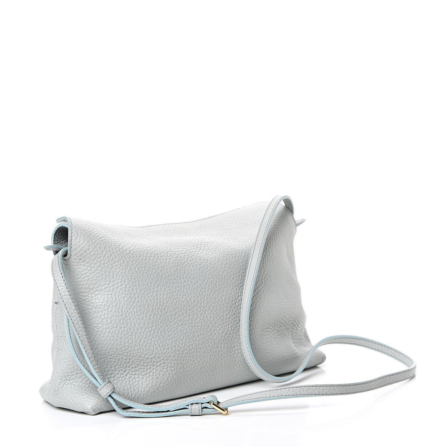 Burberry London Grainy Calfskin Small Leah Sky Blue 2 of 12