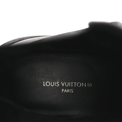 Louis Vuitton Patent Monogram LV Beaubourg Ankle Boots 37.5 Black 9 of 10