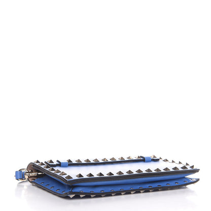 Valentino Garavani Nappa Small Rockstud Wristlet Clutch Light Sapphire 4 of 6