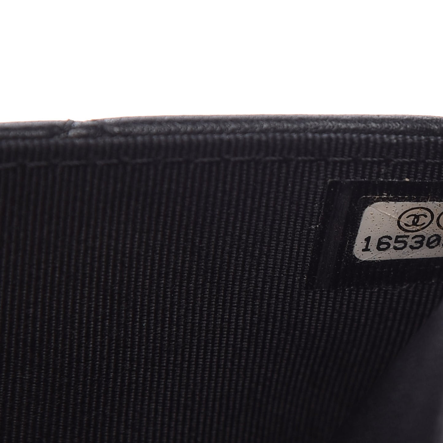 Lambskin Quilted Wallet On Chain WOC Black
