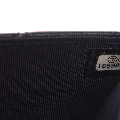 Chanel Lambskin Quilted Wallet On Chain WOC Black 10 of 11