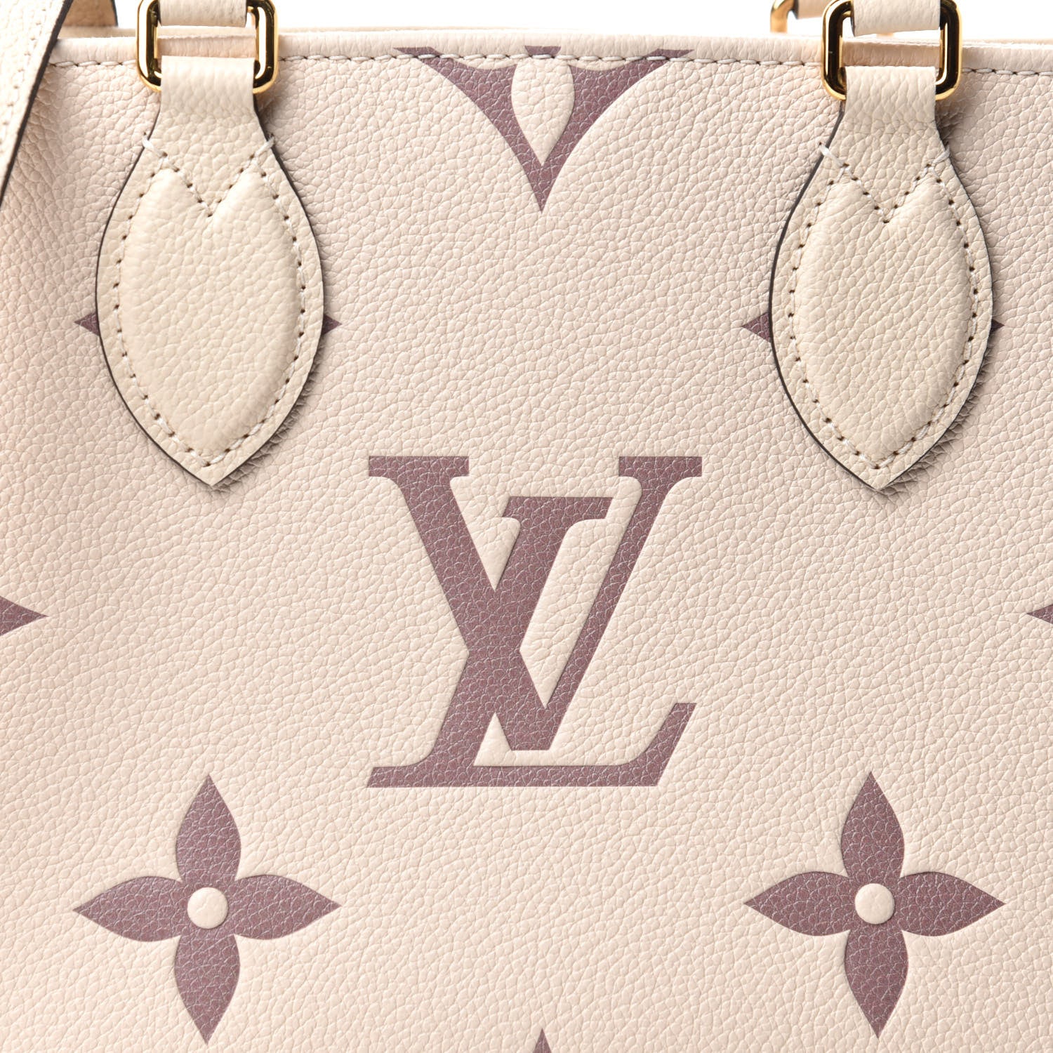Louis Vuitton Empreinte Monogram Giant Onthego PM Creme Bois De Rose 10 of 10