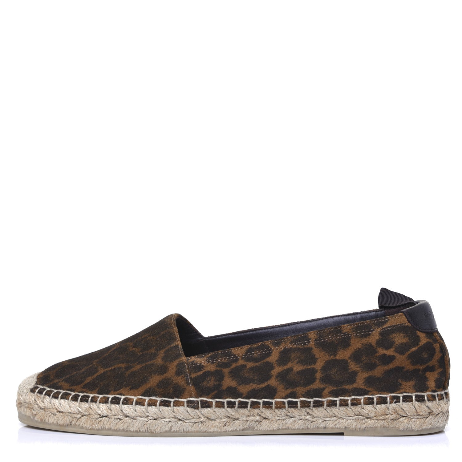 Saint Laurent Suede Leopard Print Espadrilles 39.5 1 of 9