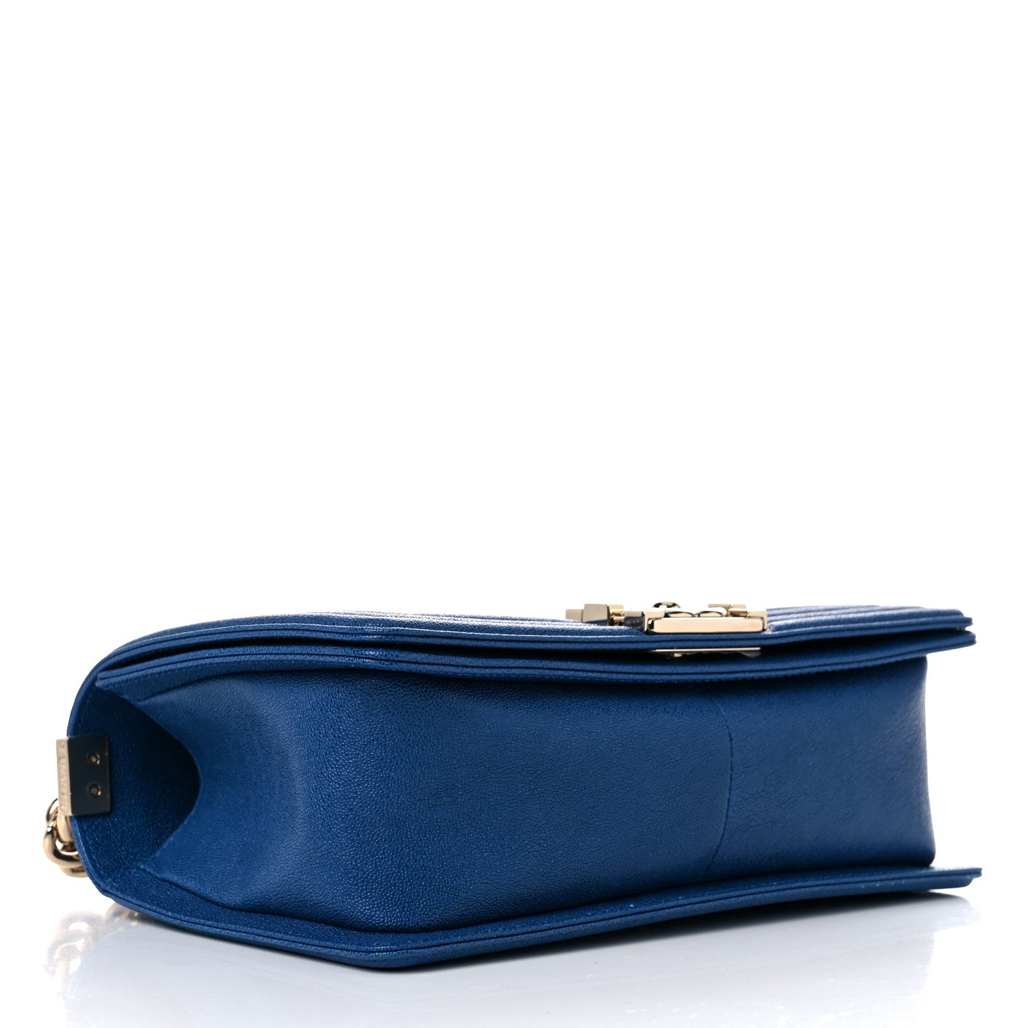Chanel Caviar Quilted Medium Boy Flap Dark Blue 4 of 10