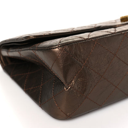 Chanel Metallic Aged Calfskin 2.55 Reissue 226 Flap Bronze 9 of 10