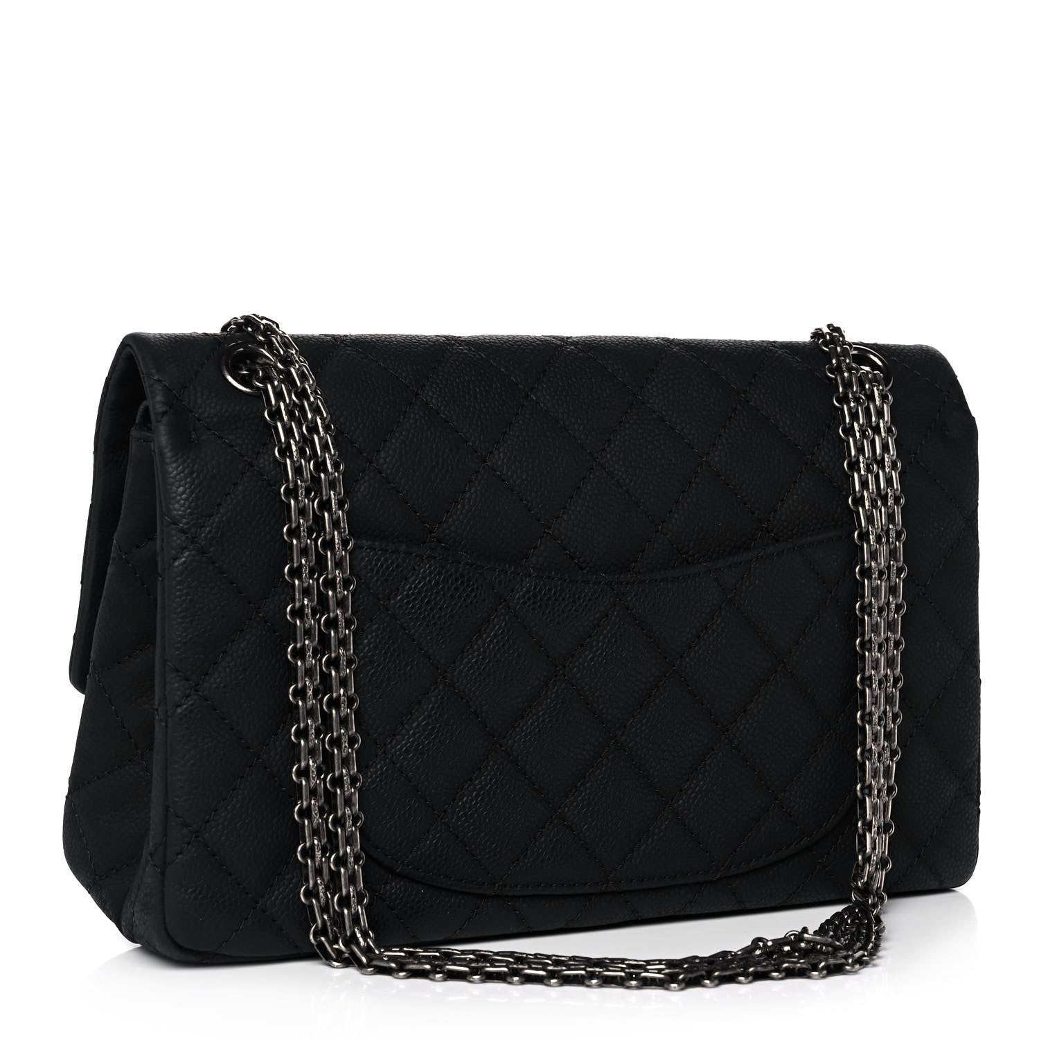 Chanel Iridescent Caviar Quilted 2.55 Reissue 226 Flap Black 3 of 11