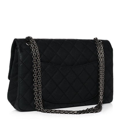 Chanel Iridescent Caviar Quilted 2.55 Reissue 226 Flap Black 3 of 11