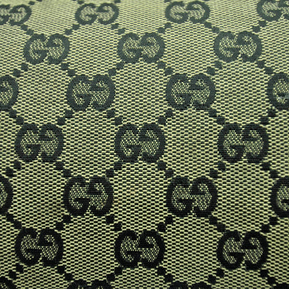 Gucci Monogram Canvas and Leather Tote Black 7 of 11