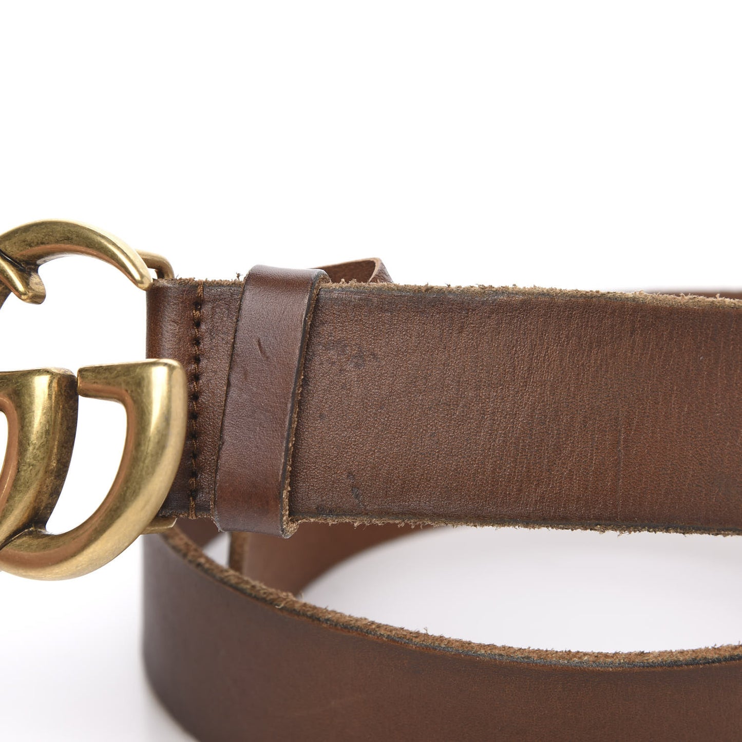 Faded Calfskin Double G 40mm Belt 85 34 Cuir