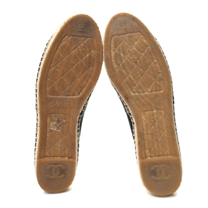 Chanel Lambskin CC Espadrilles 41 Black 5 of 10