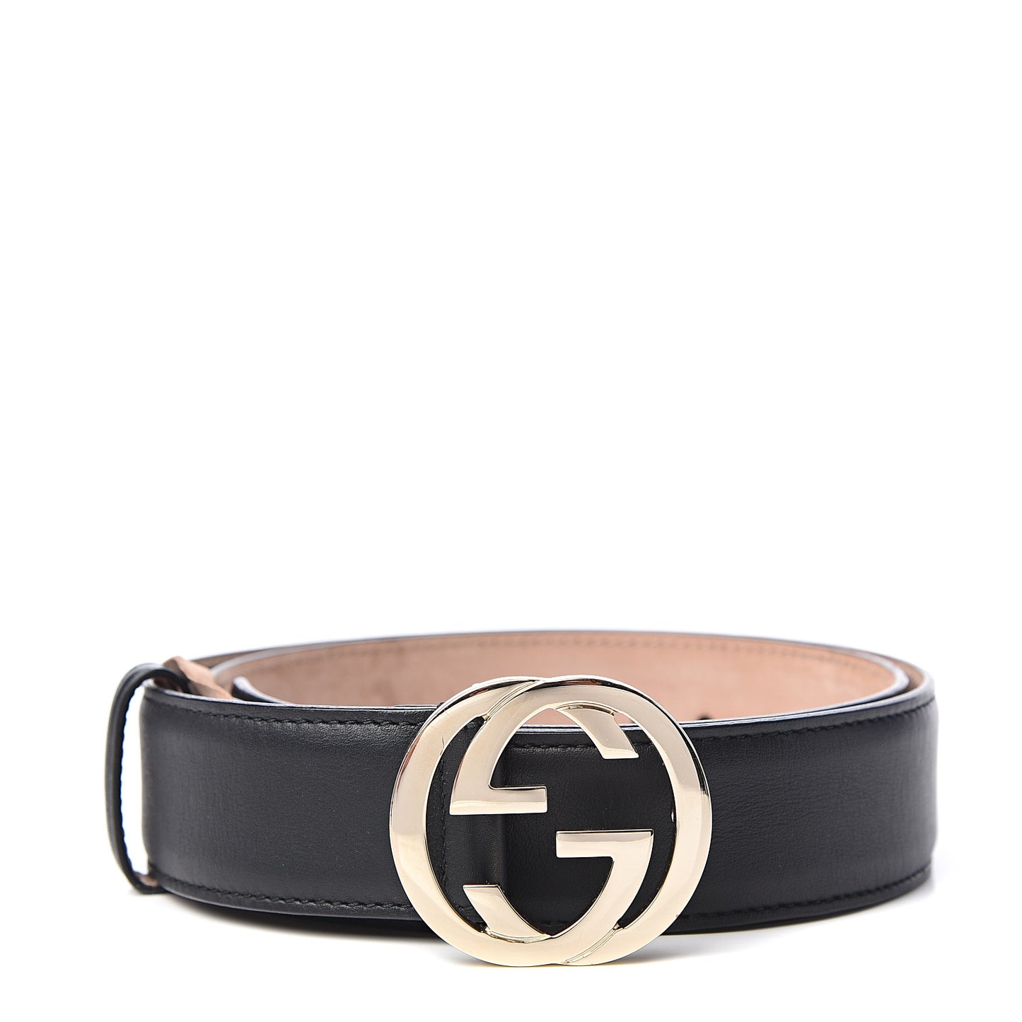 Calfskin Interlocking G 37mm Belt 85 34 Black
